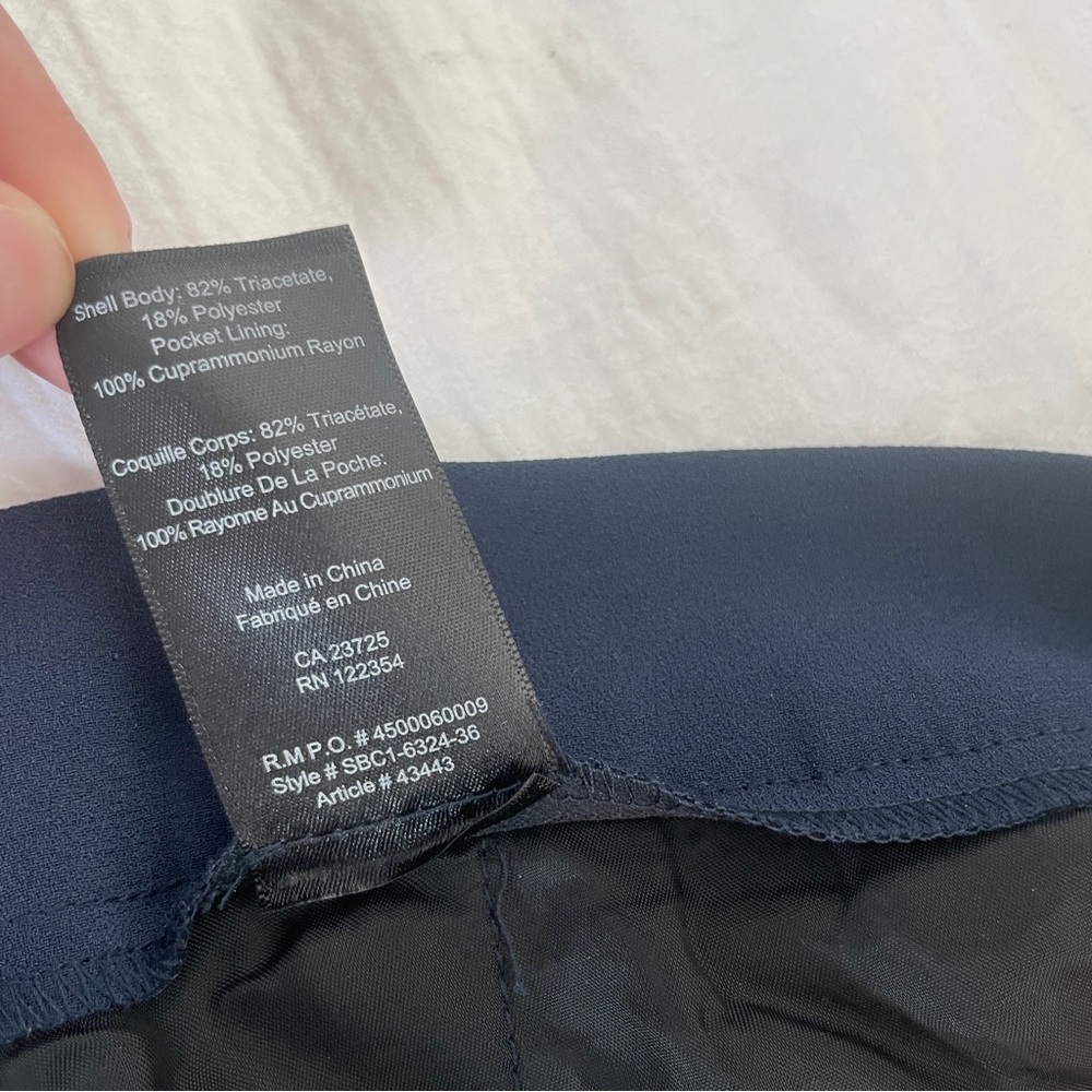 NWT Babaton Cohen Pants in Indigo - Picture 4 of 10